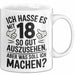 18 Geburtstag Teenager Tasse Geschenk Lustige Geschenkidee Spruch Ich Hasse Es Mit 18 So Gut Auszusehen Aber Was Soll Ich Machen Weiß Trendation