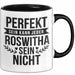 Roswitha Tasse Geschenk Perfekt Sein Kann Jeder Geschenkidee Geburtstag Schwarz Trendation