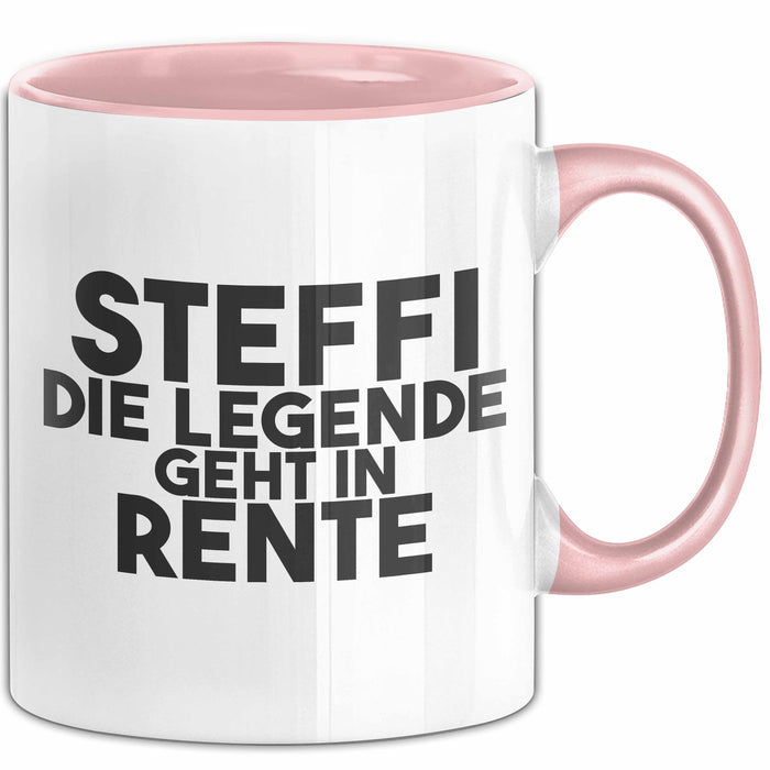 Steffi Tasse Steffi – Die Legende Geht In Rente Geschenk