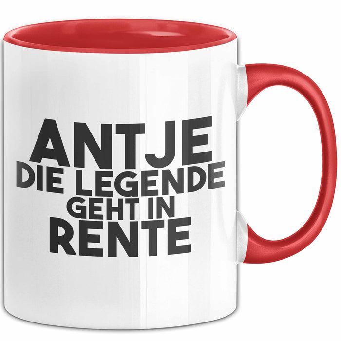 Antje Tasse Antje – Die Legende Geht In Rente Geschenk