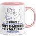 RhythmischeGymnastin Geschenk Tasse So Gut Kann Nur Ein RhythmischeGymnastin Aussehen Geschenkidee Kaffee-Becher Rosa Trendation