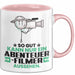 Abenteuerfilmer Geschenk Tasse So Gut Kann Nur Ein Abenteuerfilmer Aussehen Geschenkidee Kaffee-Becher Rosa Trendation