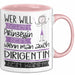 Dirigentin Tasse Geschenk Spruch Wer Will Schon Prinzessin Sein Wenn Man Auch Dirigentin Sein Kann Rosa Trendation