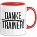 Fußballtrainer Fußballteam Tasse Geschenk Lustige Geschenkidee Spruch Danke Trainer Rot Trendation