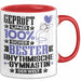 RhythmischeGymnastin Geschenk Lustiger Spruch für RhythmischeGymnastin Geschenkidee Bester RhythmischeGymnastin Der Welt Rot Trendation