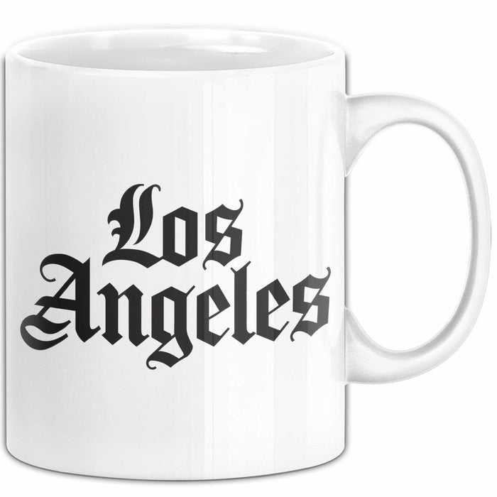 Los Angeles LA Kalifornien USA Tasse Geschenk Lustige Geschenkidee Spruch Weiß Trendation
