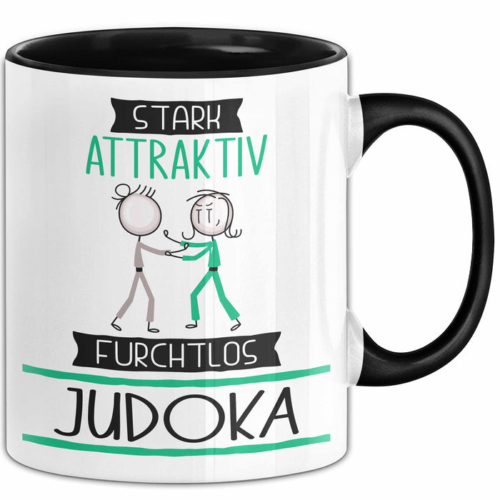 Judoka Tasse Geschenk Becher Stark Attraktiv Furchtlos Judoka Lustige Geschenkidee Trendation