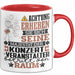 Konzertveranstalter Geschenk Tasse Lustiger Spruch Erheben Sie Sich Der Konzertveranstalter Betritt den Raum Rot Trendation