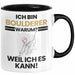 Boulderer Geschenk Tasse Lustiger Spruch Ich Bin Boulderer Warum Weil Ich Es Kann Geschenkidee Bester Boulderer Geburtstag Kaffee-Becher Trendation