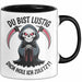 Sensenmann Tasse Geschenk Lustige Geschenkidee Spruch Du Bist Lustig Dich Hole Ich Zuletzt! Schwarz Trendation