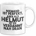 Helmut Tasse Niemand Ist Perfekt, Aber Als Helmut Ist Er Verdammt Nah Dran Weiß Trendation