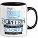 Surferin Weil Es Keinen Schöneren Beruf Gibt Tasse Geschenk für Eine Surferin Lustig Trendation