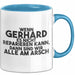 Gerhard Tasse Wenn Gerhard Nicht Repariert, Sind Wir Am Arsch Geschenk Blau Trendation