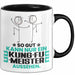 Kung-Fu-Meister Geschenk Tasse So Gut Kann Nur Ein Kung-Fu-Meister Aussehen Geschenkidee Kaffee-Becher Schwarz Trendation