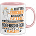 Bogenschießer Geschenk Tasse Lustiger Spruch Erheben Sie Sich Der Bogenschießer Betritt den Raum Rosa Trendation
