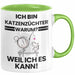 Katzenzüchter Geschenk Tasse Lustiger Spruch Ich Bin Katzenzüchter Warum Weil Ich Es Kann Geschenkidee Bester Katzenzüchter Geburtstag Kaffee-Becher Grün Trendation