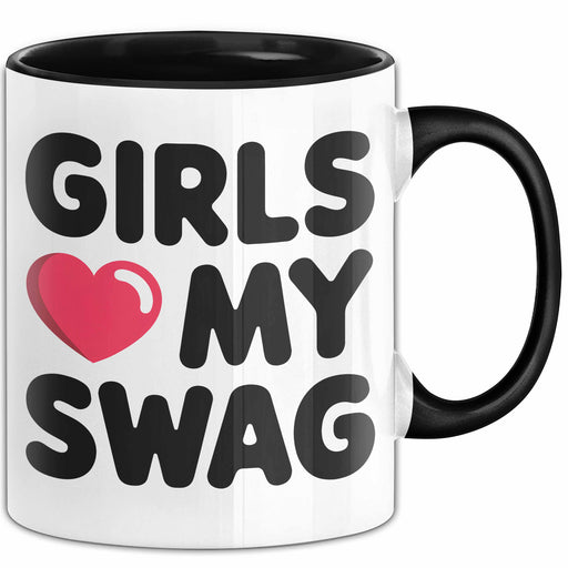 Sarkastische Jungs Sarkasmus Tasse Geschenk Lustige Geschenkidee Spruch Mädchen Lieben Meinen Swag Trendation