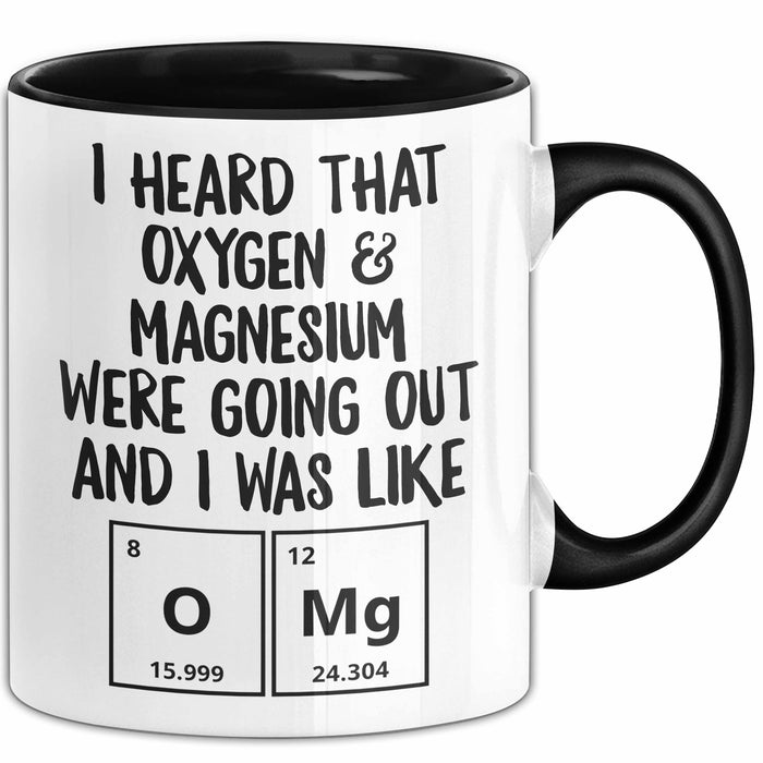 Chemielehrer Unterricht Tasse Geschenk Lustige Geschenkidee Spruch Ich Habe Gehört Dass Sauerstoff & Magnesium Ausgehen Trendation