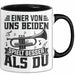 Posauntist Tasse Geschenk Trompete Posaune Einer Von Uns Beiden Spielt Besser Als Du Geschenkidee Trendation