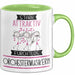 Orchestermusikerin Tasse Geschenk Becher Stark Attraktiv Furchtlos Orchestermusikerin Lustige Geschenkidee Grün Trendation