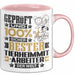 Tierheimmitarbeiter Geschenk Lustiger Spruch für Tierheimmitarbeiter Geschenkidee Bester Tierheimmitarbeiter Der Welt Rosa Trendation