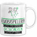Rugbyspielerin Weil Es Keinen Schöneren Beruf Gibt Tasse Geschenk für Eine Rugbyspielerin Lustig Weiß Trendation
