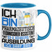 Pharmazeutisch-technischer Assistent Ausbildung Tasse Geschenk Ich Bin Pharmazeutisch-technischer Assistent In Der Ausbildung Ich Darf Das Geschenkidee Spruch Blau Trendation