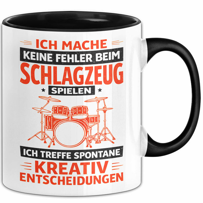 Schlagzeugspieler Schlagzeuger Schlagzeug Tasse Geschenk Lustige Geschenkidee Spruch Ich Mache Keine Fehler Beim Schlagzeug Spielen Trendation