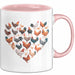 Huhn Tier Bauer Tasse Becher Geschenk Lustige Geschenkidee Spruch Hühnerherz Rosa Trendation