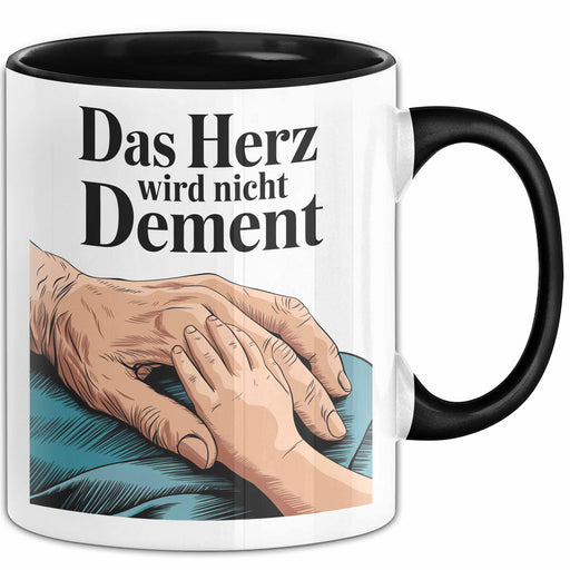 Krankenschwester Pflege Betreuung Tasse Geschenk Lustige Geschenkidee Spruch Das Herz Wird Nicht Dement Trendation