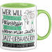 Jazz-Liebhaberin Tasse Geschenk Spruch Wer Will Schon Prinzessin Sein Wenn Man Auch Jazz-Liebhaberin Sein Kann Grün Trendation