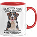 Appenzeller Sennenhund Hund Tasse Geschenk Lustige Geschenkidee Spruch Ein Appenzeller Sennenhund Hat Personal Rot Trendation