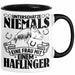 Haflinger Tasse Geschenk Haflinger-Besitzerin Pferde Kaffeetasse Geschenkidee Spruch Reiterin Reiten Pferde Kaffee-Becher Schwarz Trendation