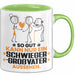 Schwiegergroßvater Geschenk Tasse So Gut Kann Nur Ein Schwiegergroßvater Aussehen Geschenkidee Kaffee-Becher Grün Trendation