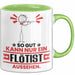 Flötist Geschenk Tasse So Gut Kann Nur Ein Flötist Aussehen Geschenkidee Kaffee-Becher Grün Trendation