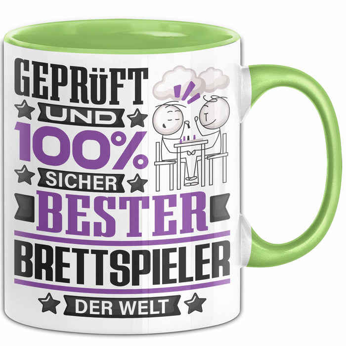 Brettspieler Geschenk Lustiger Spruch für Brettspieler Geschenkidee Bester Brettspieler Der Welt Grün Trendation