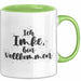 Imke Tasse Ich Imke, Bin Vollkommen Geschenk Grün Trendation