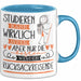 Rucksackreisende Tasse Lustiges Geschenk Studieren Kann Wirklich Jeder Nur Die Besten Werden Rucksackreisende Blau Trendation
