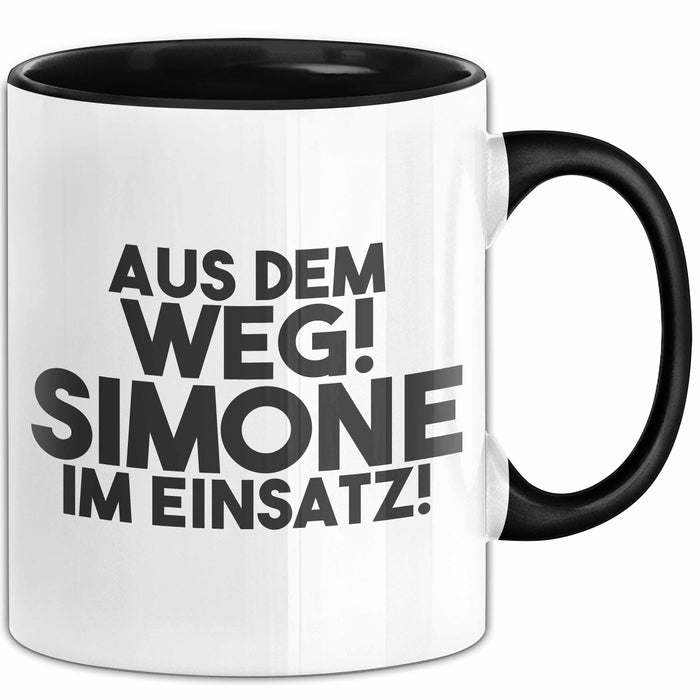 Simone Tasse Aus Dem Weg! Simone Im Einsatz! Geschenk