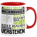 Musikmanager Geschenk Tasse Geschenkidee für Musikmanager Geburtstag Lustig Ich Bin Musikmanager Ich Kann Es Dir Erklären Aber Nicht Für Dich Verstehen Rot Trendation