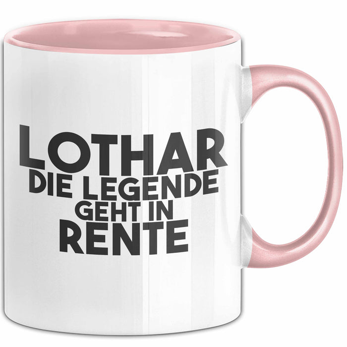 Lothar Tasse Lothar – Die Legende Geht In Rente Geschenk