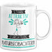 Naturbeobachterin Tasse Geschenk Becher Stark Attraktiv Furchtlos Naturbeobachterin Lustige Geschenkidee Weiß Trendation