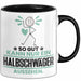 Halbschwäger Geschenk Tasse So Gut Kann Nur Ein Halbschwäger Aussehen Geschenkidee Kaffee-Becher Schwarz Trendation