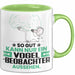 Vogelbeobachter Geschenk Tasse So Gut Kann Nur Ein Vogelbeobachter Aussehen Geschenkidee Kaffee-Becher Grün Trendation