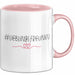 Tasse ValentinstagsGrafik mit Herzen und Lieblingsfreundin Geschenk für sie Rosa Trendation