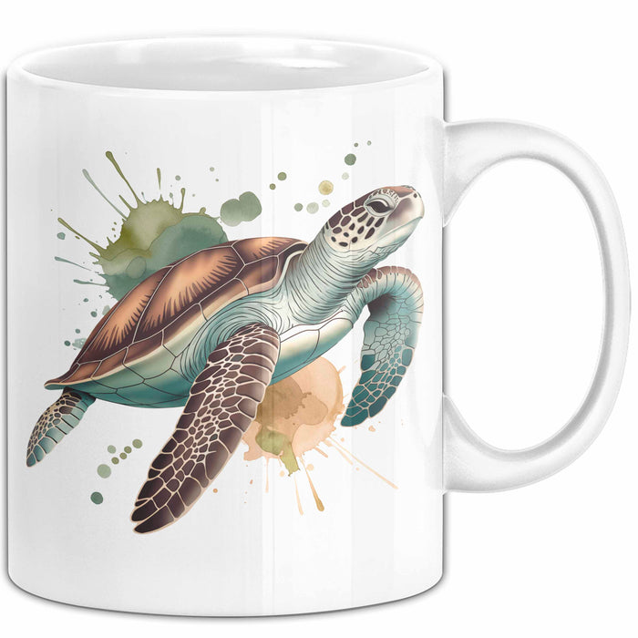 Schildkröte Tierliebhaber Tasse Geschenk Lustige Geschenkidee Spruch Trendation