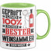 Weinsammler Geschenk Lustiger Spruch für Weinsammler Geschenkidee Bester Weinsammler Der Welt Grün Trendation