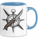 Survivalist Tasse Geschenkidee für Prepper und Outdoor Fans Blau Trendation