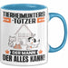 Tierheimunterstützer Tasse Geschenk für Tierheimunterstützer Der Mann Der Alles Kann Geschenkidee zum Geburtstag Blau Trendation