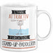 Stand-Up-Paddlerin Tasse Geschenk Becher Stark Attraktiv Furchtlos Stand-Up-Paddlerin Lustige Geschenkidee Weiß Trendation